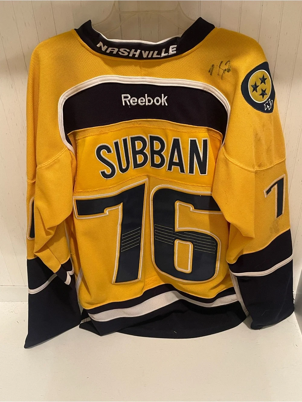 P.K. Subban #76 Signed Nashville Predators Reebok Premier Jersey NHL Autographed
